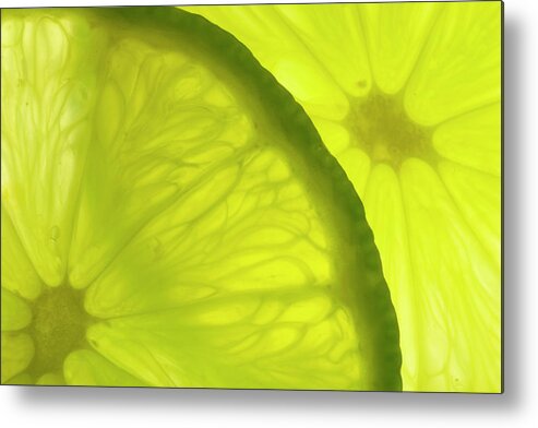 Curve Metal Print featuring the photograph Just Limes by Missing35mm