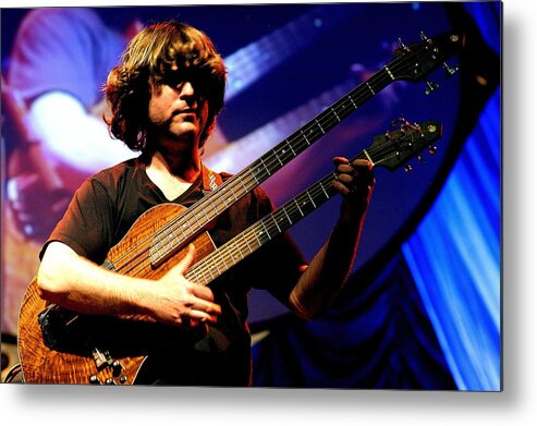 Music Metal Print featuring the photograph Keller Williams Live by Larry Hulst