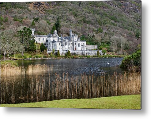 Tranquility Metal Print featuring the photograph Kylemore Abbey, On Pollacappul Lake by Driendl Group