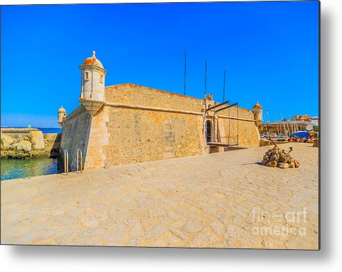 Portugal Metal Print featuring the photograph Lagos Algarve Fortress by Benny Marty