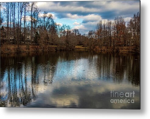 Booth Metal Print featuring the photograph Lake Helene Winter by Thomas Marchessault