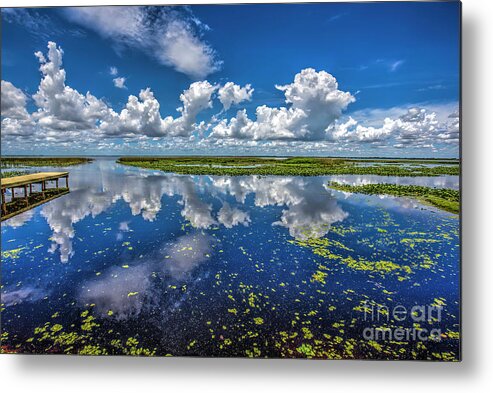 Lake Istokpoga Metal Print featuring the photograph Lake Istokpoga, Florida by Felix Lai