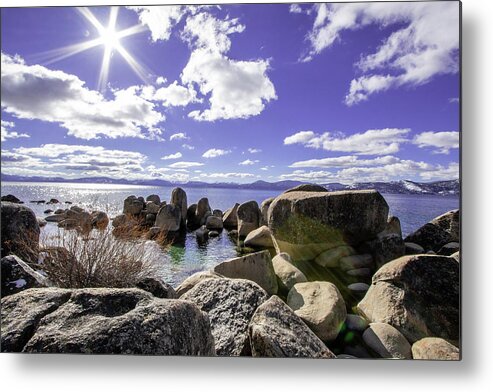 Lake Tahoe Water Metal Print featuring the photograph Lake Tahoe 4 by Rocco Silvestri