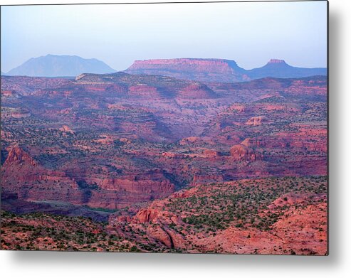 Scenics Metal Print featuring the photograph Landscape Sunset by Amygdala imagery