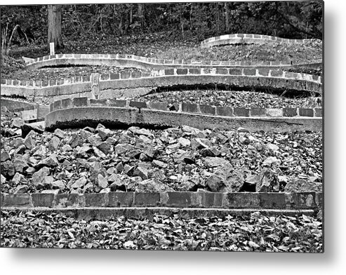 Rock Metal Print featuring the photograph Layered Mini Golf A by Robert Meyers-Lussier