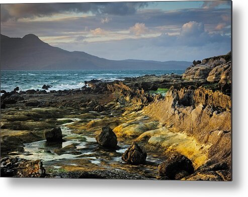 Scotland Metal Print featuring the photograph Leac Thangaraidh - Isle Of Eigg by Dave Moorhouse