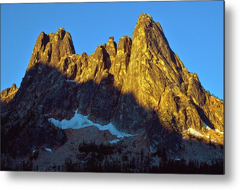 Liberty Bell Metal Print featuring the photograph Liberty Bell First Light by Scenic Edge Photography