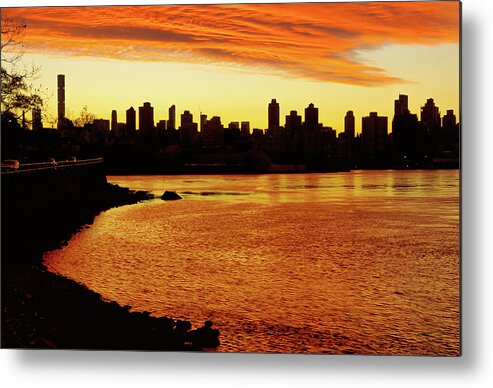 Liquefied Sunset Metal Print featuring the photograph Liquefied Sunset by Cate Franklyn