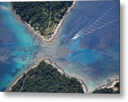 Water's Edge Metal Print featuring the photograph Losinj Island Detail by Vuk8691