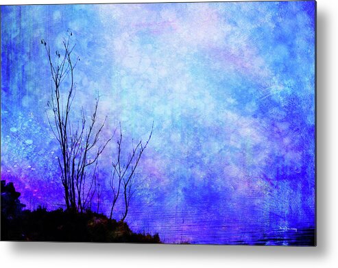 Blue Metal Print featuring the photograph Lost in Blue by Randi Grace Nilsberg