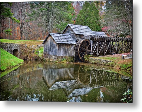 Mabry Mill Metal Print featuring the photograph Mabry Mill by Michael Frank