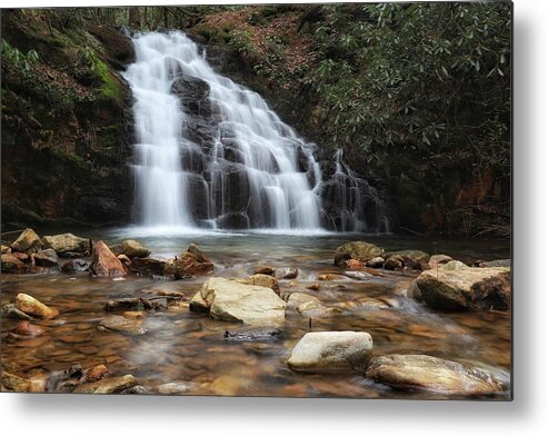 Waterfall Metal Print featuring the photograph Martin Creek Falls by Chris Berrier