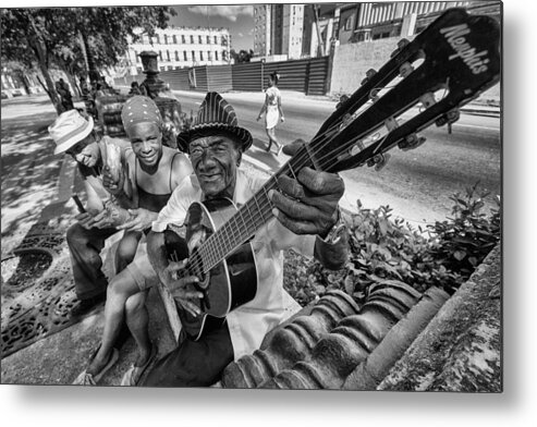 Cuba Metal Print featuring the photograph Memphis In Havana by Andreas Bauer