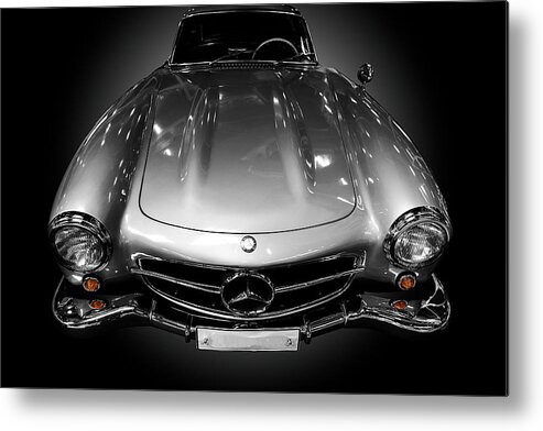 Car Metal Print featuring the photograph Mercedes 300sl by Roland Weber