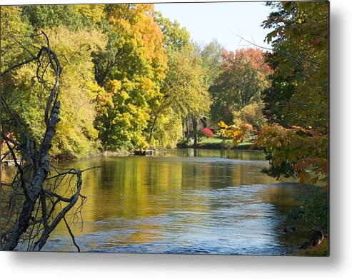 River Metal Print featuring the photograph Michigan River by Marty Klar