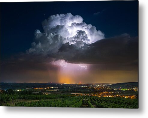 Lightning Metal Print featuring the photograph Midnight Special by Burger Jochen