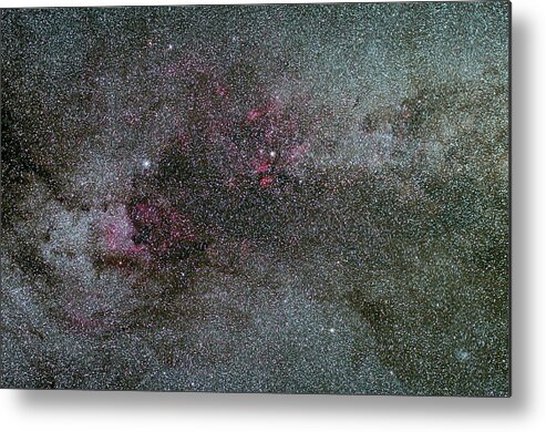 Social Issues Metal Print featuring the photograph Milky Way Cygnus by Steve Irvine