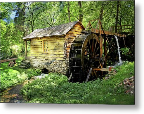 Mill Metal Print featuring the photograph Mill At Centerville Missouri by Marty Koch