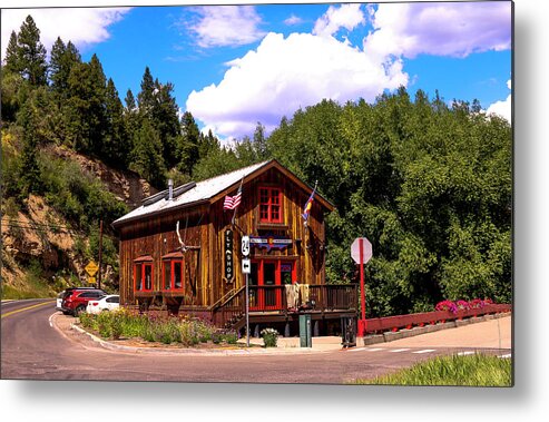 Minturn Metal Print featuring the photograph Minturn Anglers in Minturn Colorado by Ola Allen