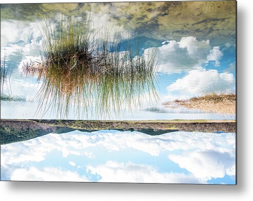 Reflection Metal Print featuring the photograph Mirrored Horizon by Local Snaps Photography
