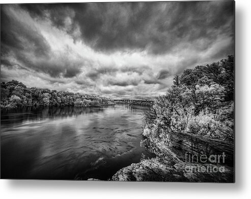 Water Metal Print featuring the photograph Mississippi River View by Bill Frische