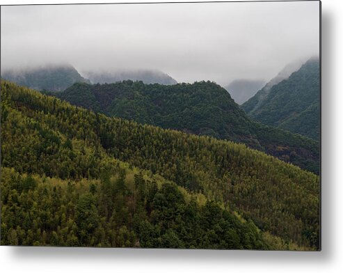 Cloud Metal Print featuring the photograph Misty Mountains I by William Dickman