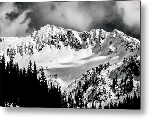 Whitewater Metal Print featuring the photograph Moody Mountain by Joy McAdams