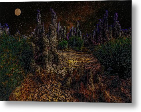 Photography Metal Print featuring the photograph Moon Light by Paul Wear