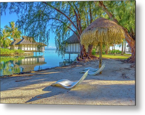 Adventure Metal Print featuring the photograph Mo'orea French Polynesia Morning Scene by Scott McGuire