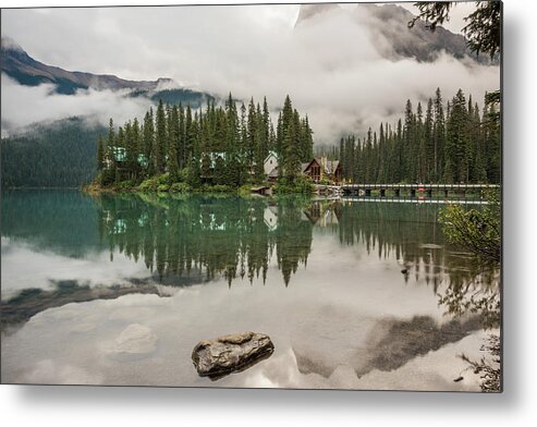 Emerald Lake Metal Print featuring the photograph Morning Glass by Kristopher Schoenleber
