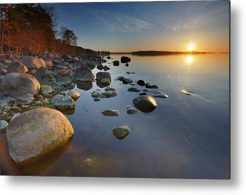 Outdoors Metal Print featuring the photograph Morning Light 110429 F154 by Petes Photos