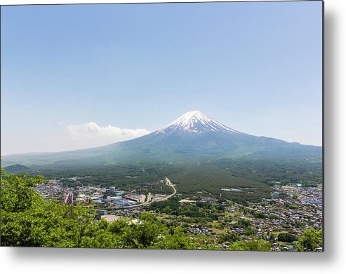 Scenics Metal Print featuring the photograph Mount Fuji , Japan by Ultra.f