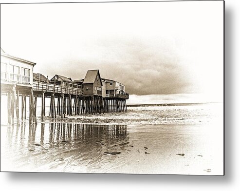 Old Orchard Beach Metal Print featuring the photograph Old Orchard Beach by Anthony Baatz