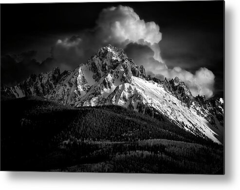 Ouray Metal Print featuring the photograph Mt Sneffels Drama by Angela Moyer