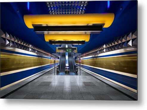 Munich Metal Print featuring the photograph Munich Underground by Jess M. Garca