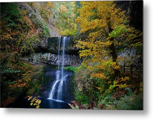 Mystical Falls 3 Metal Print featuring the photograph Mystical Falls 3 by Susan Vizvary Photography