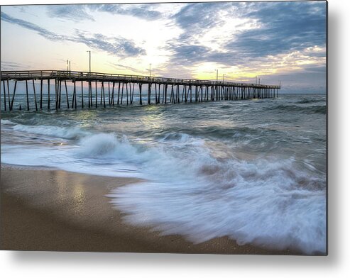 Photography Metal Print featuring the photograph Nags Head Pier by Danny Head