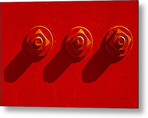 Sculpture Metal Print featuring the photograph Nuts by Paul Wear