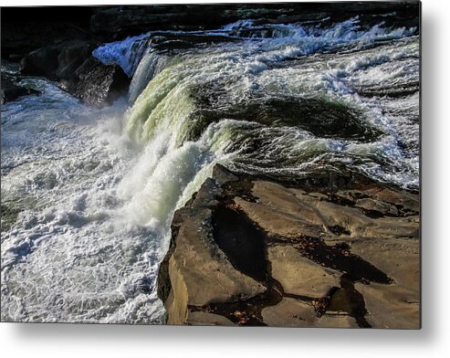 Cascades Metal Print featuring the photograph Ohiopyle Falls 1 by Dawn Richards