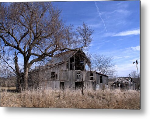 Old Metal Print featuring the photograph Old Barn by Tim McCullough