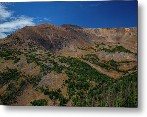 Alhann Metal Print featuring the photograph Old Fall River Road View by Al Hann