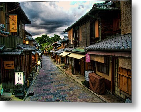 Tranquility Metal Print featuring the photograph Old Kyoto by Copyright Artem Vorobiev