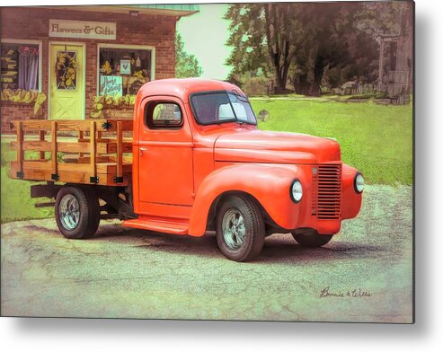 Truck Metal Print featuring the photograph Old Truck by Bonnie Willis