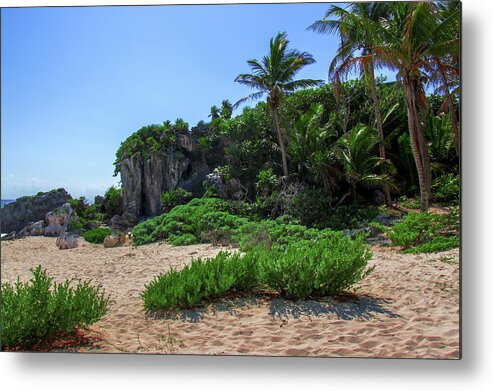 Mexico Metal Print featuring the photograph On the coast of Tulum by Sun Travels