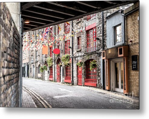 Dublin Metal Print featuring the photograph One Beautiful Street In Dublin by Massimofusaro