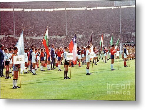 Child Metal Print featuring the photograph Opening Ceremony Of World Cup by Bettmann
