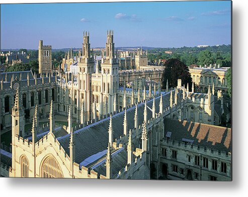 Education Metal Print featuring the photograph Oxford University, England, Uk by Peter Adams