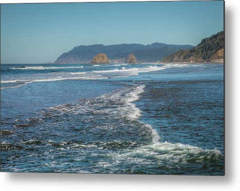 Haystack Metal Print featuring the photograph Pacific Shores 0918 by Kristina Rinell