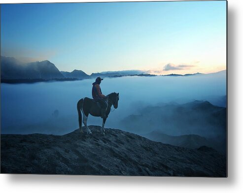 Mountains Metal Print featuring the photograph Pagi Di Bromo by Ridho Arifuddin