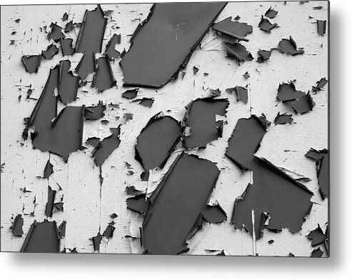 Minimalism Metal Print featuring the photograph Paint Decay by Prakash Ghai